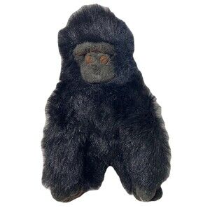 Vintage 1989 Ty George Sitting Gorilla Ape Plush Toy Animal 11”  No hang tag